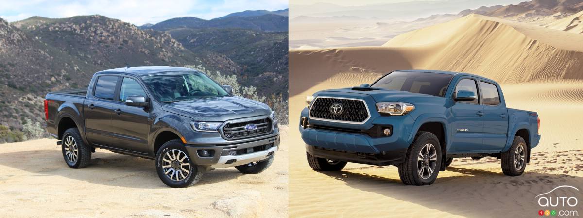 Comparison: 2019 Ford Ranger vs 2019 Toyota Tacoma